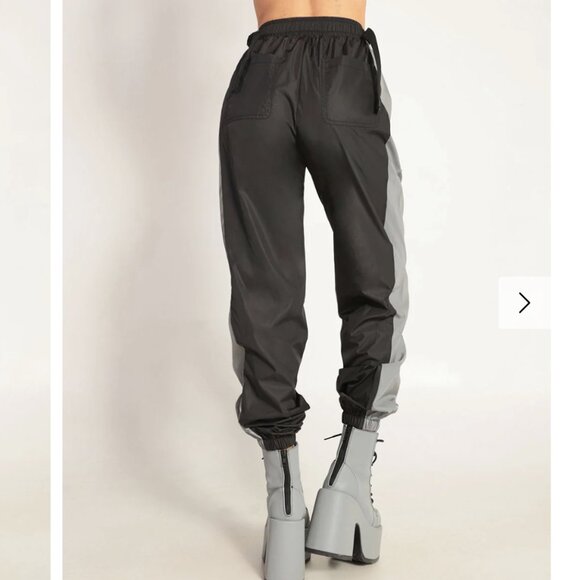 Time 2 Get Lit Reflective Cargo Joggers Pants - Picture 3 of 9
